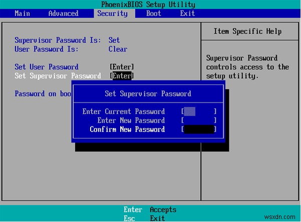 Windows 7 でスーパーバイザー パスワードをリセットまたは削除する簡単な方法