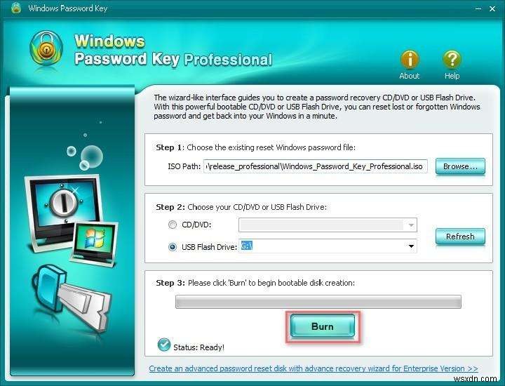 ISO ファイルを使用して Windows 7 のパスワードをリセットする方法