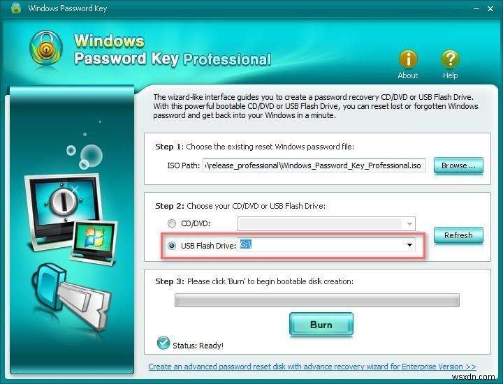 ISO ファイルを使用して Windows 7 のパスワードをリセットする方法