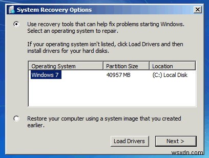 Windows 7 Ntldr が見つかりません。修正方法は?