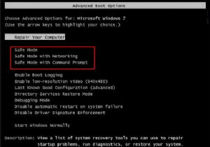 Windows 7のセーフモードに関する4つの基本知識と使い方