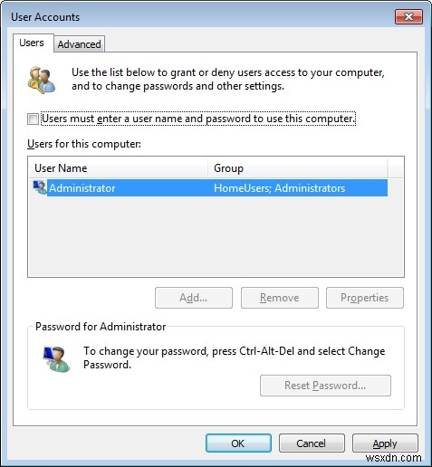 起動時に Windows 7 パスワードを無効にする 2 つのシナリオと解決策