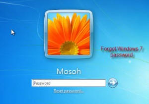 コマンド プロンプトから Windows 7 のパスワードをリセットする方法