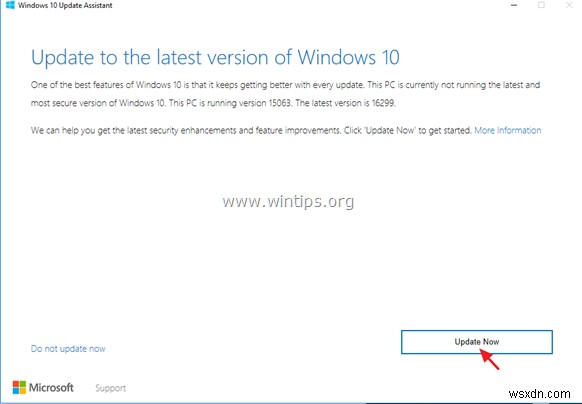 修正:Windows 10 Update 1709 のインストールに失敗する (解決済み)