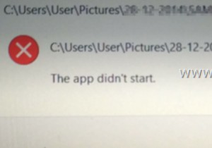 修正:Windows 10 フォト アプリが起動しませんでした。