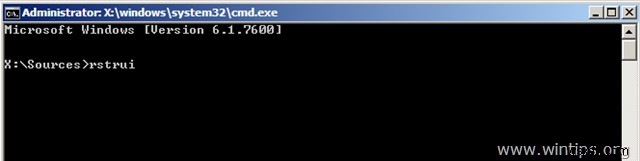 FIX System Restore Failed 0x800700b7 (解決済み)