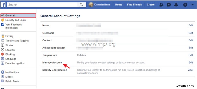 Facebook アカウントを非アクティブ化または削除する方法