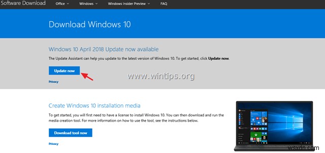 修正:Windows 10 Update 1803 のインストールに失敗する (解決済み)