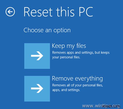 Windows 10 PC を元の状態にリセットする方法