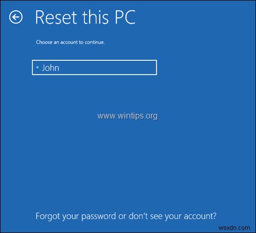 Windows 10 PC を元の状態にリセットする方法