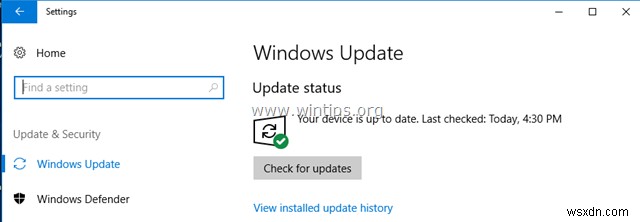 Windows 10 の更新プログラムを完全に無効にする方法。