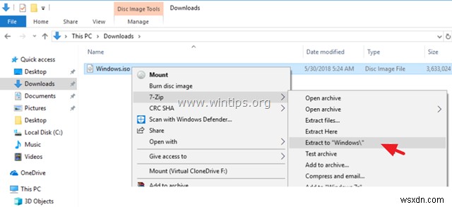 ISO ファイルの編集方法 (Windows ISO ブータブル イメージの変更)。