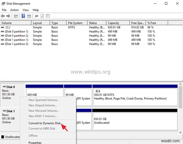 Windows 10 (レガシーまたは UEFI) でブート ハード ドライブをミラーリングする方法