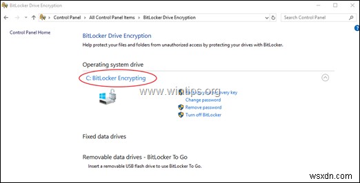 Windows 10 Pro および Enterprise で BitLocker を使用してドライブ C:を暗号化する方法。