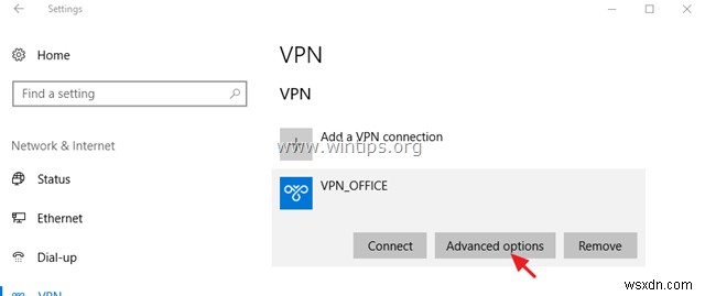 Windows 10 で VPN 接続をセットアップする方法。