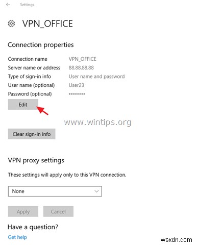 Windows 10 で VPN 接続をセットアップする方法。
