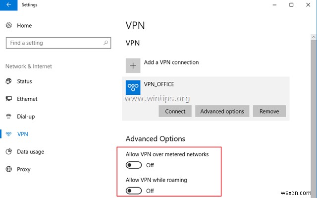 Windows 10 で VPN 接続をセットアップする方法。