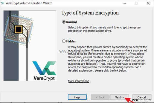 Windows で VeraCrypt を使用してドライブ C:を暗号化する方法 (すべてのバージョン)。