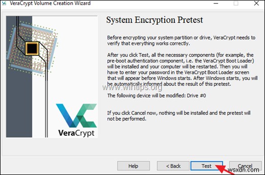 Windows で VeraCrypt を使用してドライブ C:を暗号化する方法 (すべてのバージョン)。