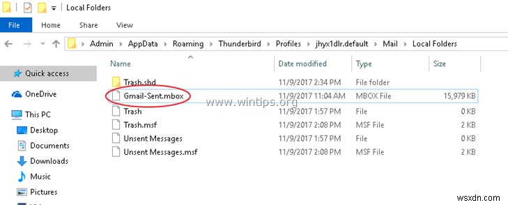 Thunderbird で MBOX ファイルを開く方法