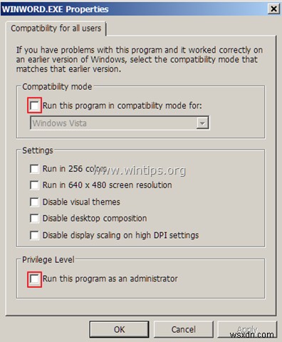 修正:次のプログラムがこのコンピュータに変更を加えるのを許可しますか? Word 2013 または Excel 2013 (解決済み)