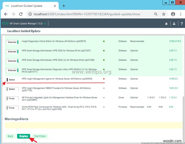 HP Smart Update Manager を使用して ProLiant サーバーをアップデートする方法。