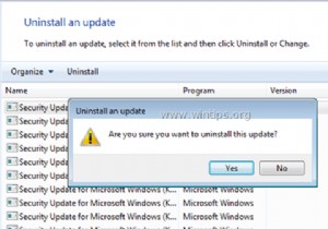 Windows 10/8/7でWindowsアップデートをアンインストールする方法【徹底解説】