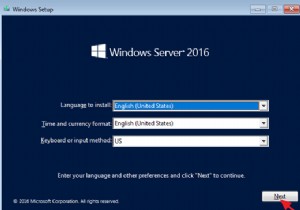 Windows が正常に起動しない場合に、システム イメージ バックアップから Server 2016 を復元する方法。 (オフライン方式)