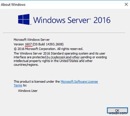 FIX:Windows Defender 機能のインストールに失敗しました - Server 2016 でソース ファイルが見つかりませんでした (解決済み)