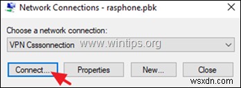 修正:Windows 10 VPN はシステム トレイからは接続されませんが、ネットワーク設定からは接続されます。