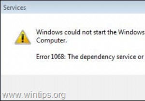 修正:Windows 10 で音が出ない。オーディオ サービスを開始できない 1068 (解決済み)。