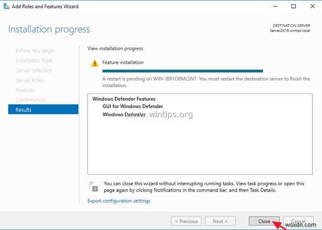 Server 2016 で Windows Defender ウイルス対策を無効または削除する方法