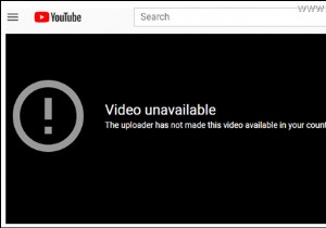 お住まいの国で利用できない YouTube 動画のブロックを解除する方法 (解決済み)