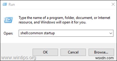 Windows 10 OS でスタートアップ フォルダを見つける方法
