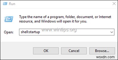 Windows 10 OS でスタートアップ フォルダを見つける方法
