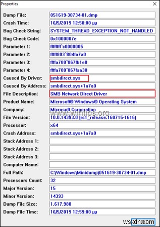 FIX BSOD 0x1000007e:HP Proliant ML350 Gen 10 サーバー 2016 で SMBDIRECT.SYS が原因でシステム スレッド例外が処理されない (解決済み) 