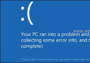 修正:Windows 10 の WHEA UNCORRECTABLE ERROR (0x00000124)。