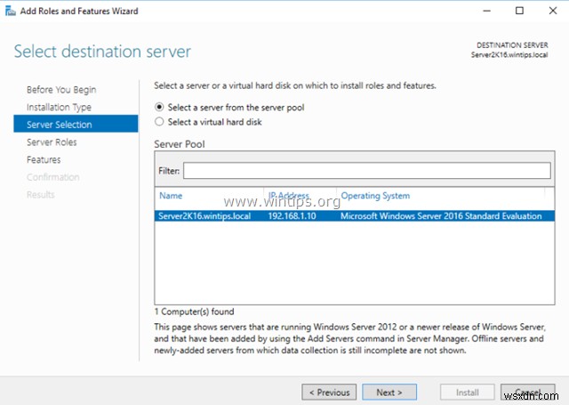 Windows Server バックアップを使用して Active Directory サーバー 2016/2012 をバックアップする方法