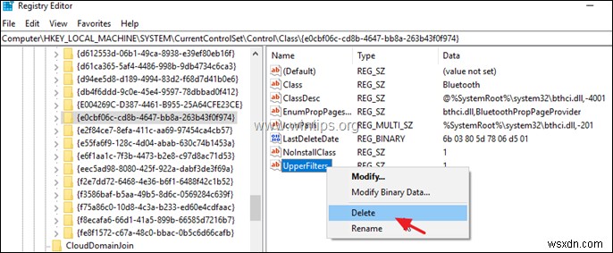 FIX:Bluetooth アダプターがコード 19 を開始できない (解決済み)