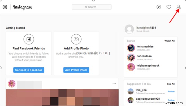 Instagram アカウントを一時的に無効にする方法