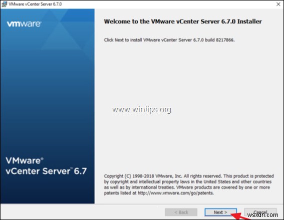 Windows に vCenter Server 6.7 をインストールする方法