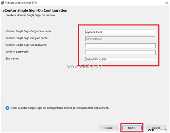 Windows に vCenter Server 6.7 をインストールする方法