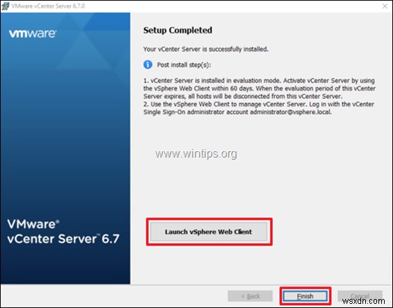 Windows に vCenter Server 6.7 をインストールする方法