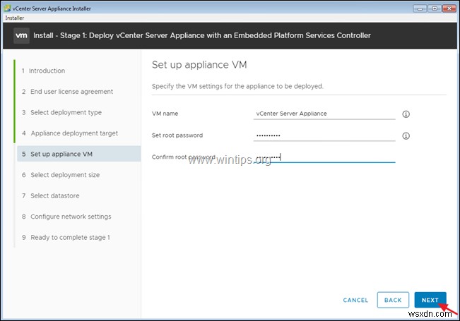 VMware vSphere Hypervisor ESXi 6.7 に VCenter Server Appliance をインストールする方法