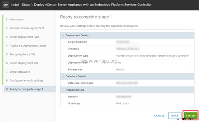 VMware vSphere Hypervisor ESXi 6.7 に VCenter Server Appliance をインストールする方法