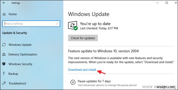 修正:Windows 10 2004 Update のインストールに失敗しました (解決済み)