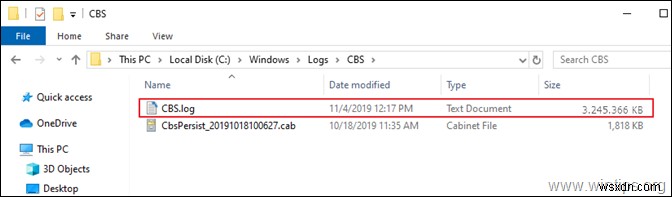 FIX:CBS.LOG が原因で Windows 10 のディスク使用率が高くなる (解決済み)