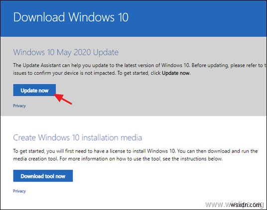 修正:Windows 10 2004 Update のインストールに失敗しました (解決済み)