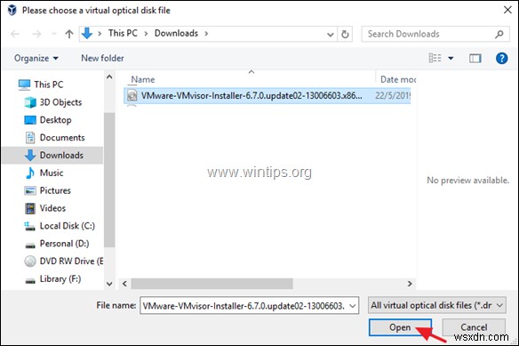 VirtualBox に VMware ESXi をインストールする方法