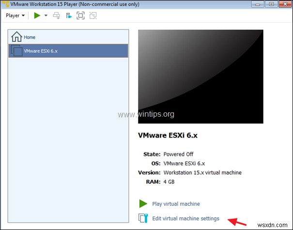 VMware Workstation 15 に vSphere ESXi 6.7 をインストールする方法